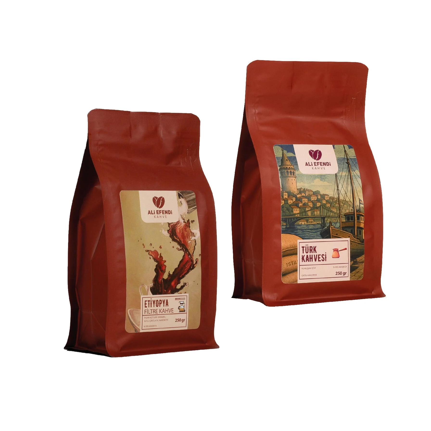 ALIEFENDI KAVRULMUS CEKIRDEK KAHVE TANZANYA KILIMANJARO 500 GR.