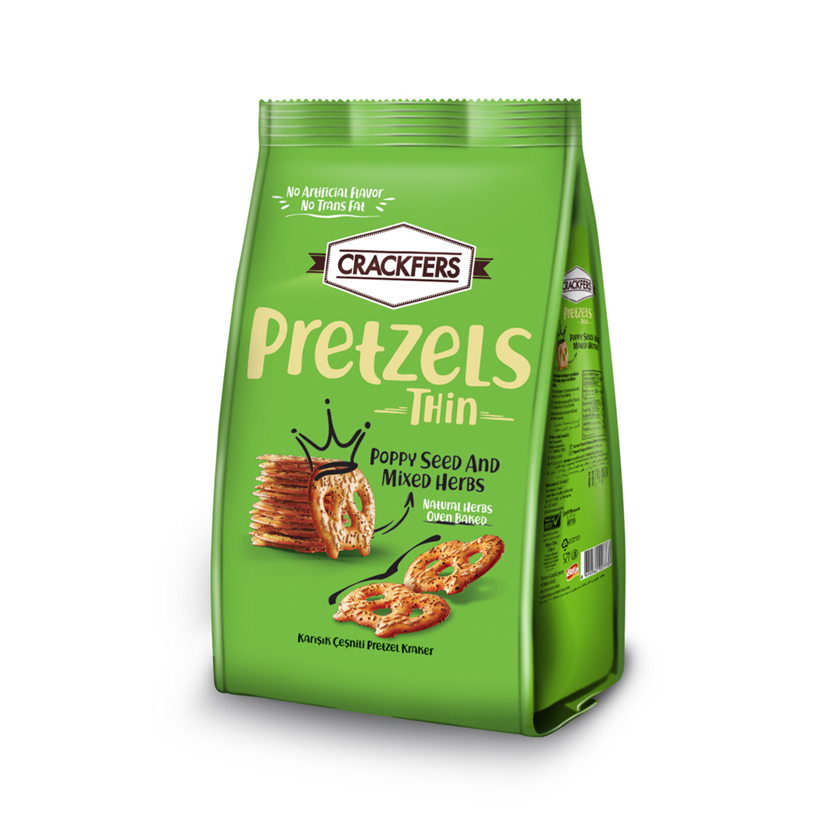 CRACKFERS KARISIK CESNILI PRETZEL KRAKER 200 GR.