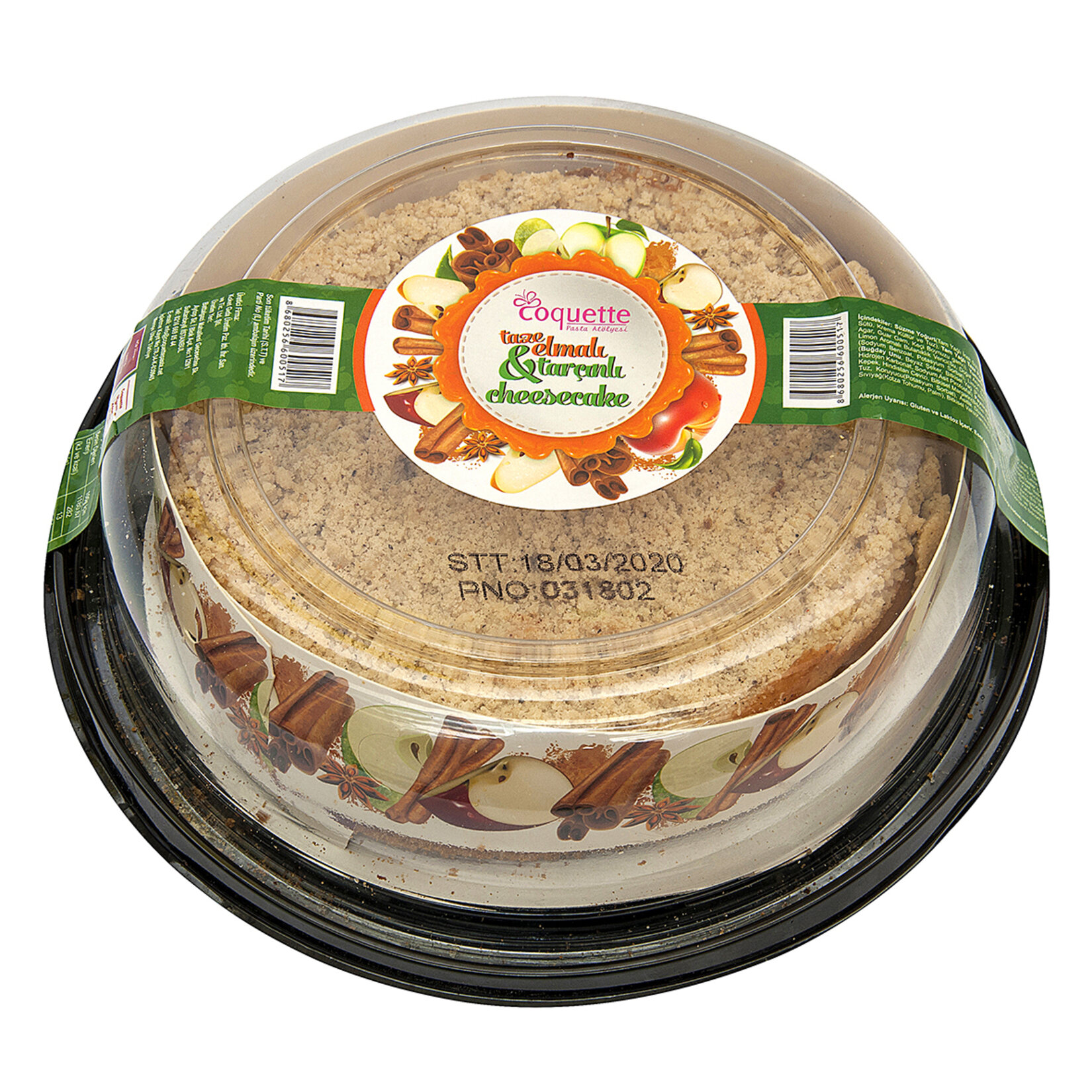 COQUETTE ELMA DILIMLI CHEESECAKE 600 GR